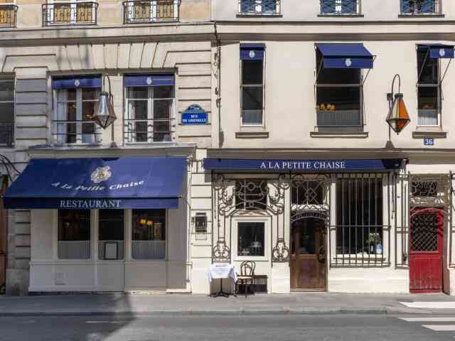 La Petite Chaise Restaurant in Paris Near the Eiffel Tower
