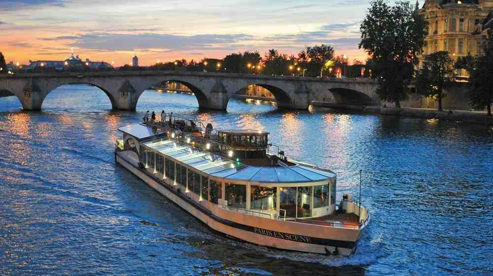 Seine River Cruise Near Louvre